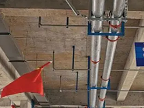 鹤城管廊支架的安装方法